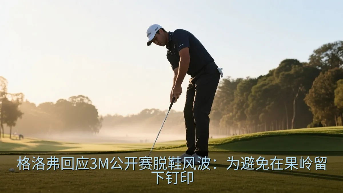格洛弗回应3M公开赛脱鞋风波：为避免在果岭留下钉印