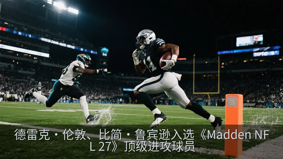 职业橄榄球跑卫持球突破防守