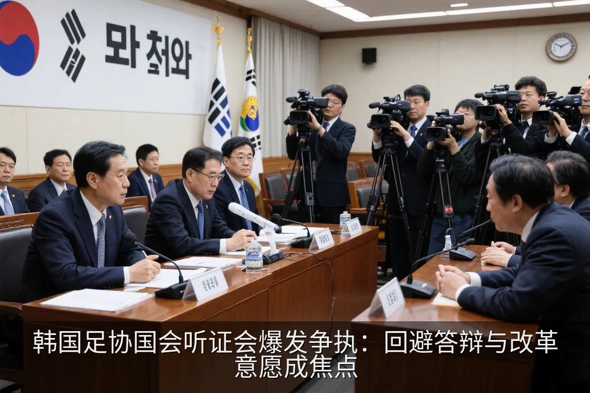 韩国足协国会听证会爆发争执：回避答辩与改革意愿成焦点